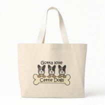 Three Australian Cattle Dogs bags