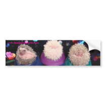 Three babies bumper sticker bumper stickers by hedgehogworld Three babies bumper sticker bumper stickers