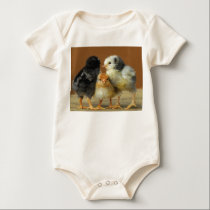 Three Baby Chicken's Children's T-Shirts/Creepers