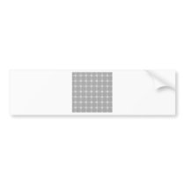 Three Bands Large Square - Gray2 Bumper Stickers