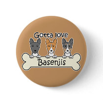Three Basenjis Pins