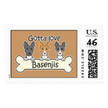 Three Basenjis Postage