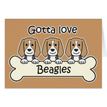 Three Beagles Cards