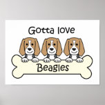 Three Beagles posters