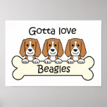 Three Beagles posters