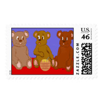 Three Bears Stamp