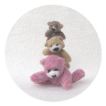 Three Bears Stickers by lovinclaydolls Three Bears Stickers