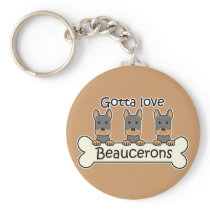 Three Beaucerons Keychain