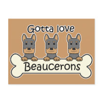 Three Beaucerons Postcard