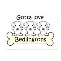 Three Bedlington Terriers posters