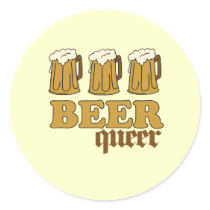 Three Beer Queer stickers