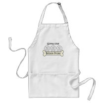 Three Bichon Frises aprons