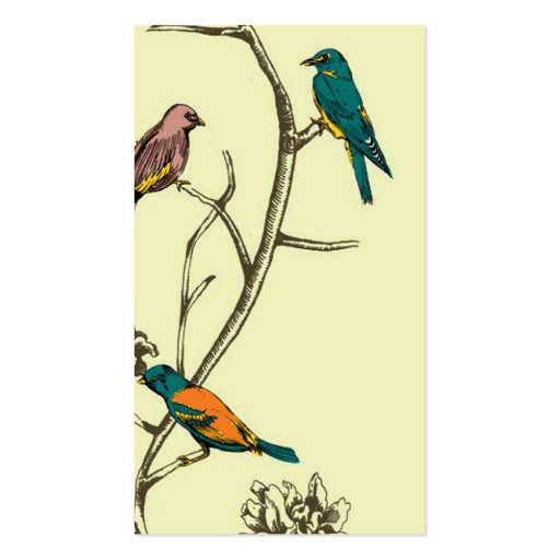 Three Birds Talking ~ Business Cards (back side)