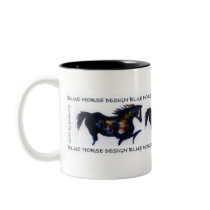 Three Black Horses mugs by bluehorsedesign Three Black Horses mugs