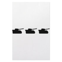 three black tanks icon stationery