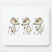 three blind mice mouse mat
