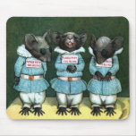 Three Blind Mice Vintage Mousepad