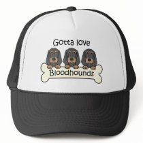 Three Bloodhounds hats by dogcartoons Three Bloodhounds hats