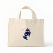 Three Blue Dolphins Bag