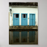 Three Blue Doors Poster