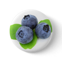 Three Blueberries Button