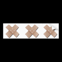 Three Booboos Bumpersticker bumper stickers