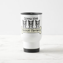 Three Boston Terriers Mug