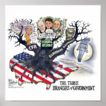 Three Branches of Gov Print posters