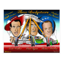 Three Budgeteers from Wisconsin Post Card