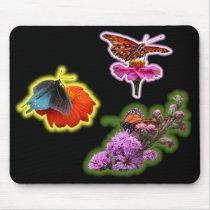 Three Butterflies mousepads by DIGEPIX Three Butterflies mousepads