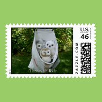 Three Can Ride stamps