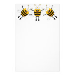 Three Cartoon Bee stationery