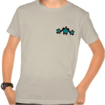 Three Cat's Eye Turtles 2-Sided Kids' Shirts