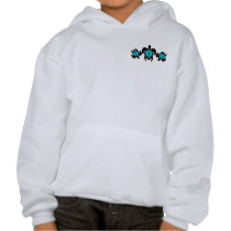 Three Cat's Eye Turtles 2-Sided Kids' Sweatshirts