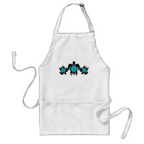 Three Cat's Eye Turtles Aprons