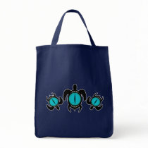 Three Cat's Eye Turtles Dark Bags