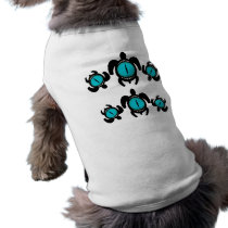 Three Cat's Eye Turtles Dog Shirts