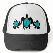 Three Cat's Eye Turtles Hats