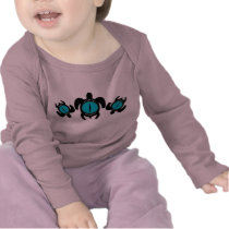Three Cat's Eye Turtles Infant Longsleeve Tshirt