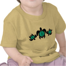 Three Cat's Eye Turtles Infant T-Shirt
