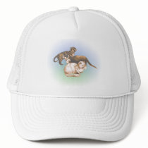 Three cats sketch hat