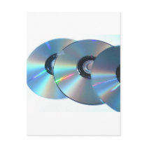 Three Cds On A Paper postcards by lifesphere Three Cds On A Paper postcards