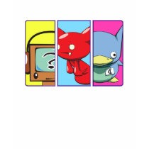 Three_characters t-shirts