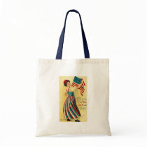 Three Cheers for the Red White and Blue Tote Bags