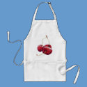 Three Cherries Apron by floatinglemons Three Cherries Apron