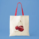 Three Cherries Bag by floatinglemons Three Cherries Bag