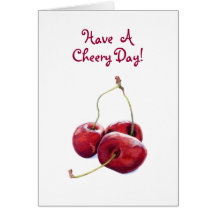 Three Cherries Card