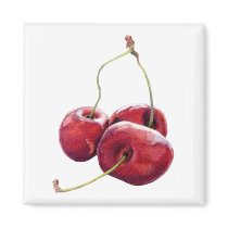 Three Cherries Magnet