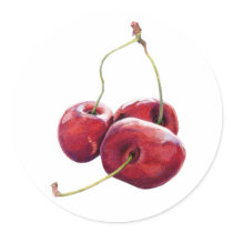 Three Cherries Sticker