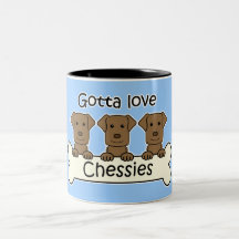 Three Chesapeake Bay Retrievers Mug